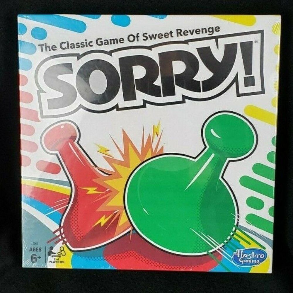 Sealed Brand New Sorry! Board Game by Hasbro Classic Game of Sweet Revenge Game